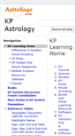 Mobile Screenshot of kpastrology.astrosage.com